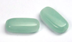 Aqua Jade Pellet 6x12mm Gemstones