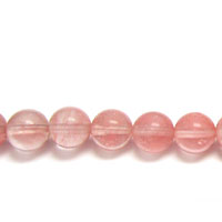 Gemstones Cherry Quartz Round 4mm