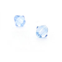 Crystal Glass Bicones Sapphire 5mm