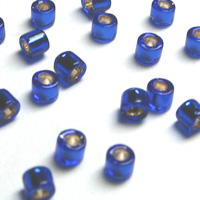 Miyuki Delica 10 Silver Lined Sapphire Seed Beads