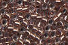 Miyuki Delica DB0037 Copper Lined Crystal Seed Beads