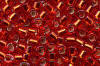 Miyuki Delica DB0043 Silver Lined Flame Red Seed Beads