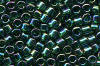 Miyuki Delica DB0175 Transparent Emerald AB Seed Beads