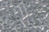 Miyuki Delica DB0271 Sparkling Silver Gray Lined Crystal Seed Beads