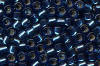 Miyuki Delica DB0608 Dyed Silver Lined Blue Zircon Seed Beads