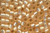 Miyuki Delica DB0621 Dyed Light Apricot Silver Lined Alabaster Seed Beads