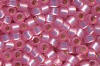 Miyuki Delica DB0625 Dyed Rose Silver Lined Alabaster Seed Beads