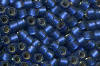 Miyuki Delica DB0693 Dyed Semi-matte Silver Lined Dusk Blue Seed Beads