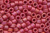 Miyuki Delica DB0874 Matte Opaque Red AB Seed Beads