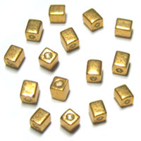 Miyuki Square 4mm Gold Metallic