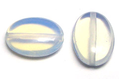 Moonstone White Opal Flat Oval 14x10mm Gemstones