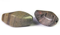 Silver Leaf Jasper Twisted 7x15mm  Gemstones