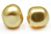 Swarovski Baroque Pearl 5840 8mm Gold Beads
