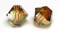 Swarovski Bicone 5301/5328 4mm Crystal Copper