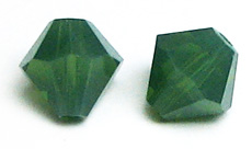 Swarovski Bicone 5301/5328 4mm Palace Green Opal