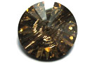 Swarovski Rivoli 3015 12mm Golden Shadow Faceted Crystal Buttons