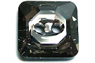 Swarovski Square 3015 12mm Crystal Satin Faceted Crystal Buttons