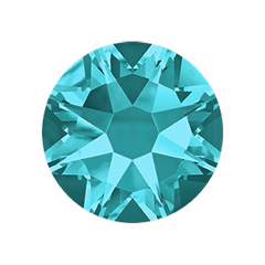 Swarovski Flatbacks Rhinestones Diamantes SS30 Blue Zircon 2058/2088