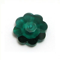 Swarovski Flower Spacer 3700 6mm Emerald