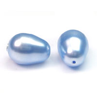 Swarovski Pear Pearls 5821 11mm Light Blue