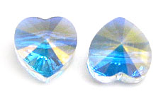 Swarovski Heart 5742 8mm Crystal AB