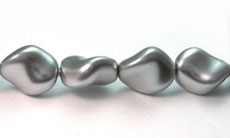 Swarovski Wave Pearls 5826 9mm Light Grey