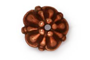 TierraCast Antique Copper 5mm Tiffany Bead Cap