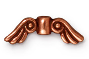 TierraCast Antique Copper Angel Wings Bead