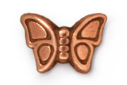 TierraCast Antique Copper Small Butterfly Bead