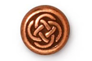 TierraCast Antique Copper Small Celtic Circle Bead