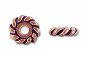 TierraCast Antique Copper Twisted Spacer Bead
