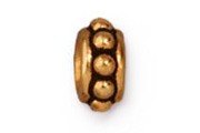 TierraCast Antique Gold 6mm Beaded Bead