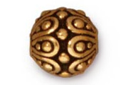 TierraCast Antique Gold Casbah Round Bead