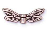 TierraCast Antique Silver Dragonfly Wings Bead