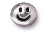 TerraCast Antique Silver Smily Symbol Bead